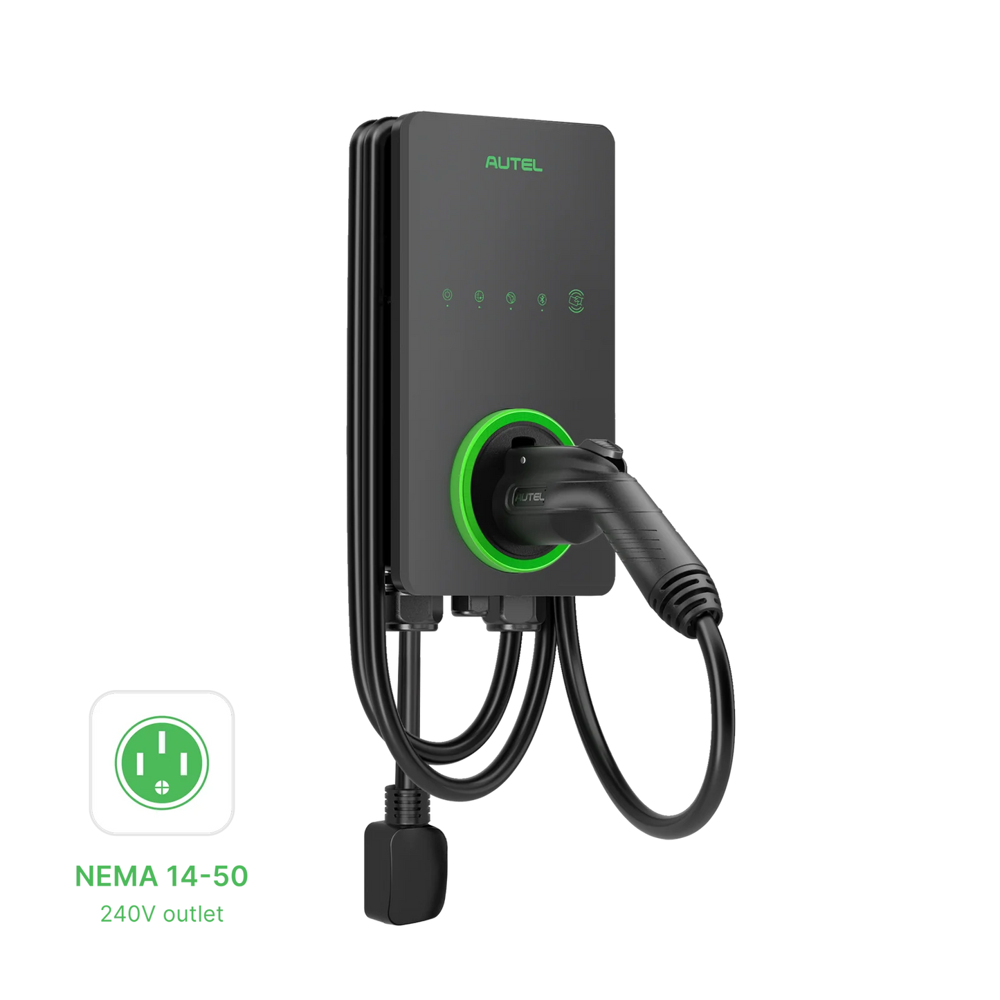 AC Lite Home 40A EV Charger Dark Grey