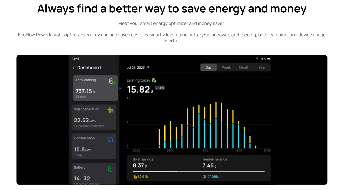 ECOFLOW POWERINSIGHT HOME ENERGY MONITOR