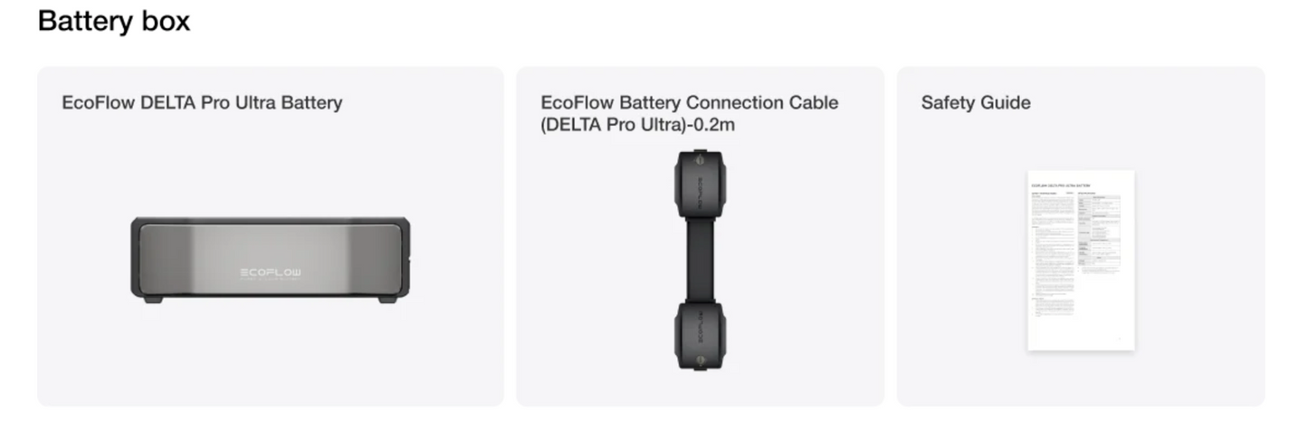 ECOFLOW DELTA PRO ULTRA BATTERY PACK