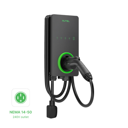 AC Lite Home 40A EV Charger Dark Grey