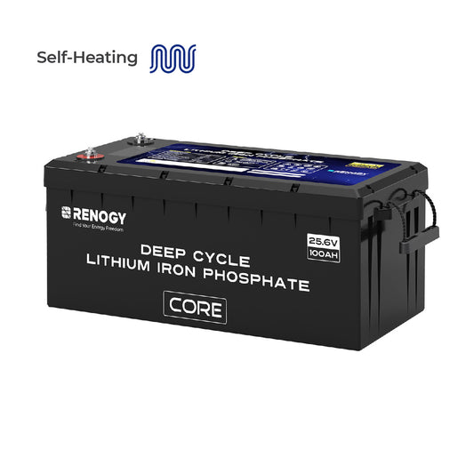 24V 100Ah Core Series Deep Cycle Lithium Iron Phosphate Battery