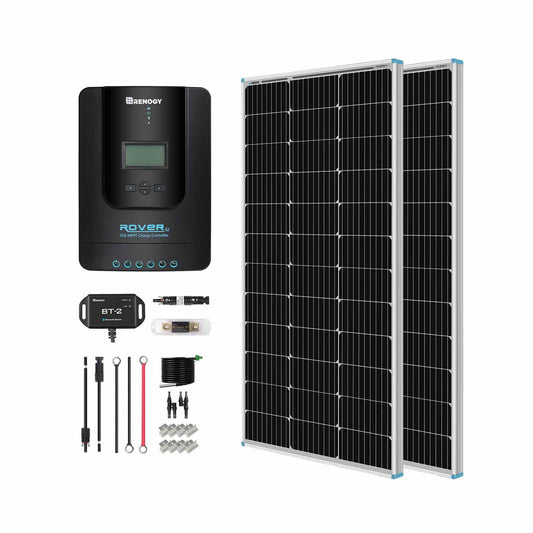 200-Watt 12-Volt Monocrystalline Solar Premium Kit w/ 20Amp MPPT Charge Controller